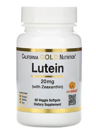 Cgn lutein with zeaxanthin 20 mg 60 softgels