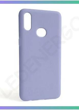Силиконовый чехол для samsung galaxy a10s a107 2019 лавандовый чехол-накладка без логотипа sku_2710000 sku_stcom_2710000238881