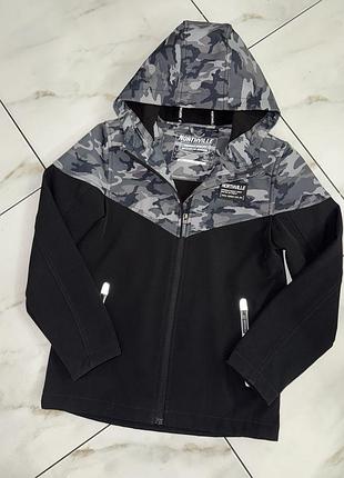 Демисезонная софтшелл softshell куртка на мальчика northville 10-11 лет (140-146 см)