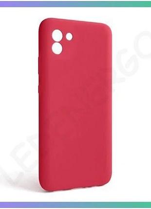 Чехол силиконовый для samsung galaxy a03/a035 2021 красный накладка защитный чехол-накладка sku_271000 sku_stcom_2710000238560