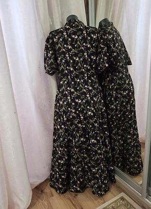 Ярусна з пояском сукня 👗 7