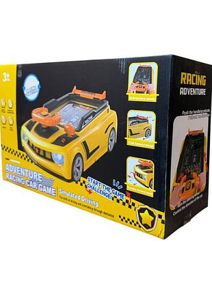 Ігровий гоночний симулятор adventure racing car оранжевий (24 шт)