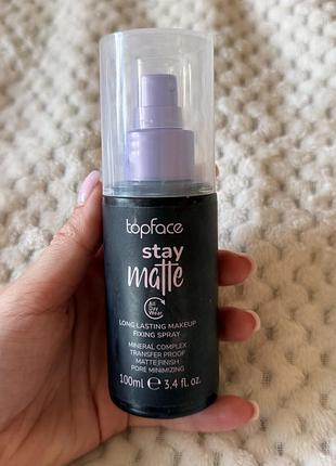 Спрей для обличчя topface stay matte fixing spray 100 мл 3