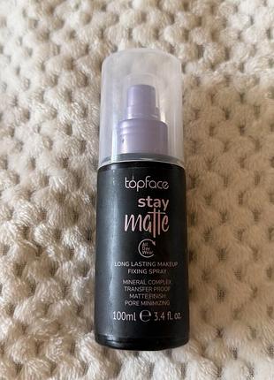 Спрей для обличчя topface stay matte fixing spray 100 мл