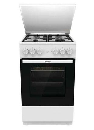 Плиты кухонные gorenje gk5a22wh комбинированный (газ+электрика) белый