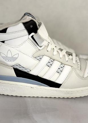 Кросівки чоловічі adidas високі білі 4