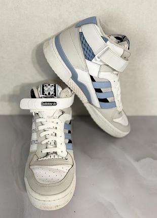 Кросівки чоловічі adidas високі білі 3