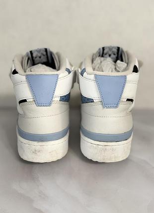 Кросівки чоловічі adidas високі білі 5