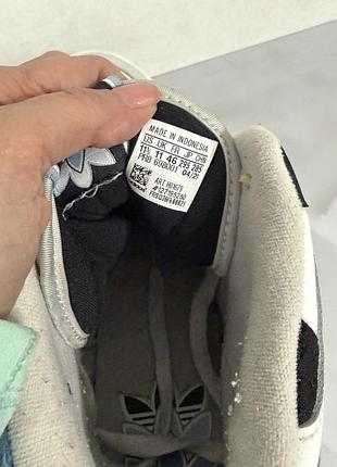 Кросівки чоловічі adidas високі білі 7