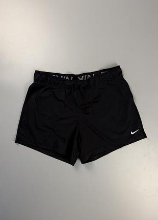 Шорти жіночі nike pro dri-fit flex training shorts black m