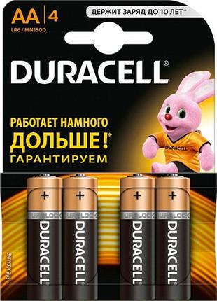 Батарейки duracell lr06 mn1500 1x4 шт. 4 шт.