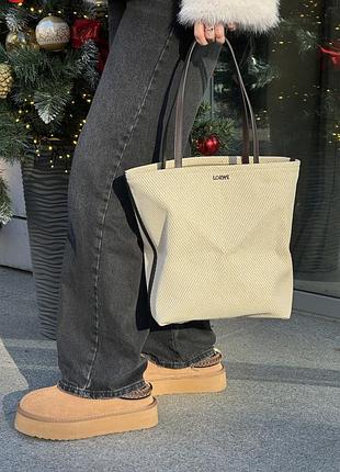 Сумка medium puzzle textile tote bag
