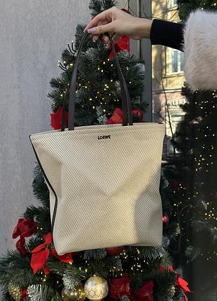 Сумка medium puzzle textile tote bag 5