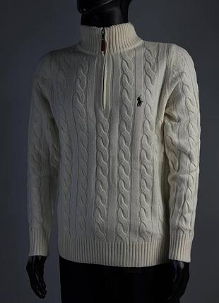 Светр polo ralph lauren білий xl