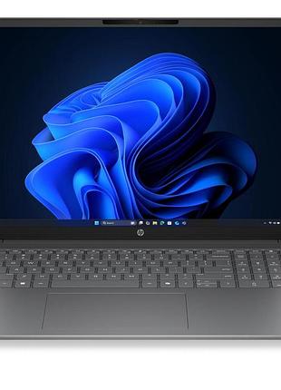 Ноутбук hp 200-g2i 16" wuxga ips ag, intel 5-120u, 12gb, f256gb, uma, dos, серебристый