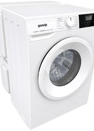 Стиральная машина gorenje фронтальная, с баком, 6кг, 1200, a+, 60см, дисплей, пар, инвертор, белый