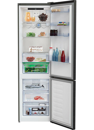 Холодильники beko rcna406e40zxbrn двокамерний чорний