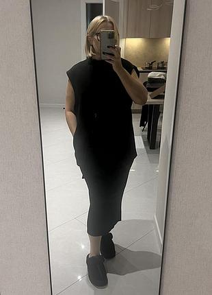 Жилет zara з асиметричним низом