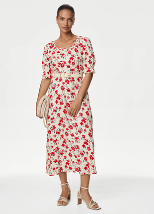Великолепное платье мидакси в цветочный принт от marks &amp; spencer