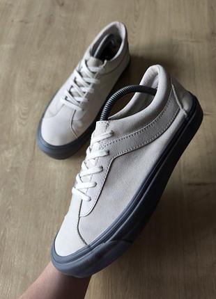 Крутые мужские кожаные кеды кроссовки vans, р.42.