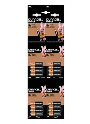 Батарейка duracell simply (16шт) ( )