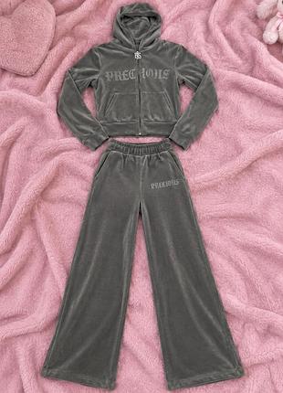 Жіночий спортивний велюровий костюм juicy couture
