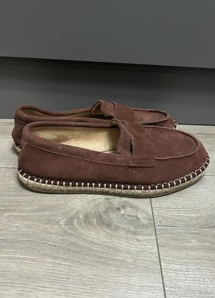 Шкіряні еспадрільї zara