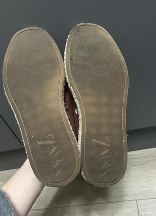 Шкіряні еспадрільї zara 7