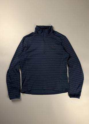 Флісова кофта salomon outrack half zip fleece navy m