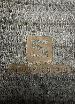Флісова кофта salomon outrack half zip fleece navy m 4