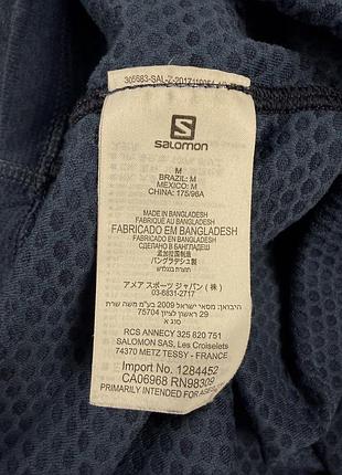 Флісова кофта salomon outrack half zip fleece navy m 7