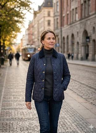 Barbour стеганная куртка,xs.