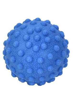 Мяч массажный для йоги/фитнеса ms 4191(blue) текстурный, tpr, 5 см, 65 грамм