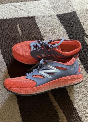 Кросівки жіночі new balance оранжево-сині, розмір 38.5