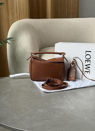 Сумка mini puzzle bag brown 5