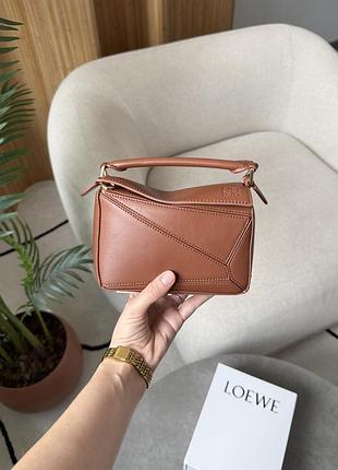 Сумка mini puzzle bag brown 6