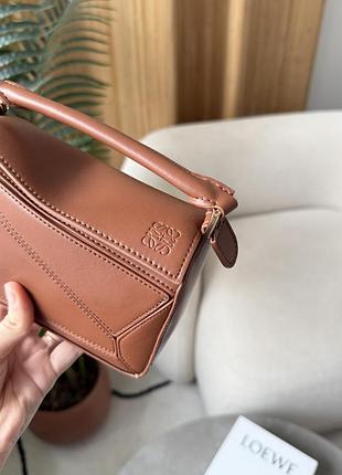 Сумка mini puzzle bag brown 7