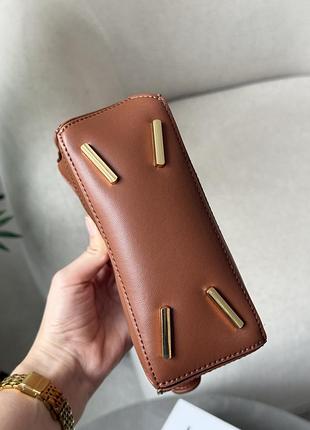 Сумка mini puzzle bag brown 8