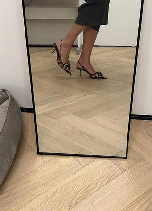 Туфлі zara леопардові 40р 2
