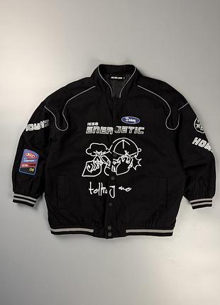 Куртка куртка-ваpсіті aelfric eden streetwear black jacket m