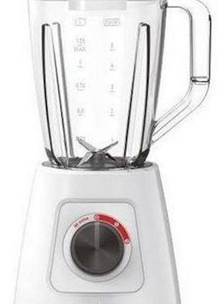 Блендер tefal стаціонарний blendforce, 600вт, чаша-1250мл, білий