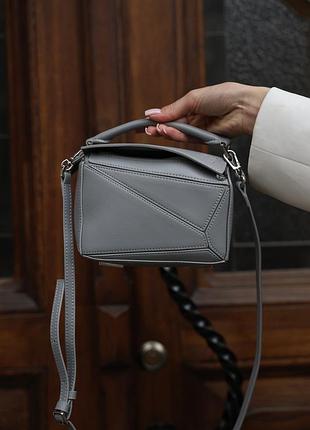 Сумка mini puzzle bag grey