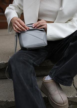 Сумка mini puzzle bag grey 5