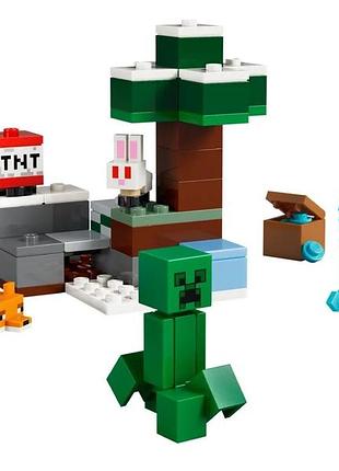 Конструктор lego minecraft пригоди стіва в тайзі