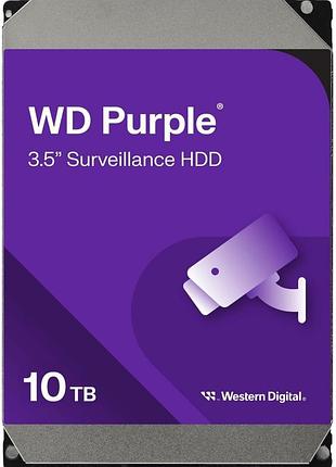 Жесткий диск wd 10tb 3.5" 7200 512mb sata purple pro surveillance