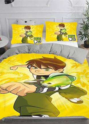Постільна білизна з плюш-велюру ben 10 інопланетна сила 2980 13518 215х150 см