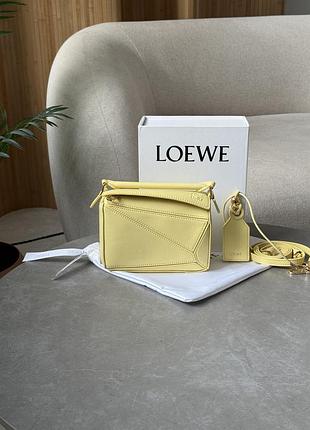 Сумка mini puzzle bag yellow