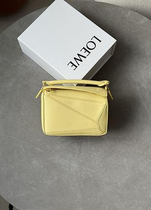 Сумка mini puzzle bag yellow 2