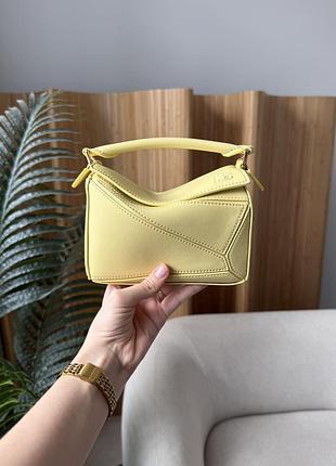 Сумка mini puzzle bag yellow 3