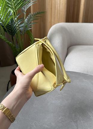 Сумка mini puzzle bag yellow 9